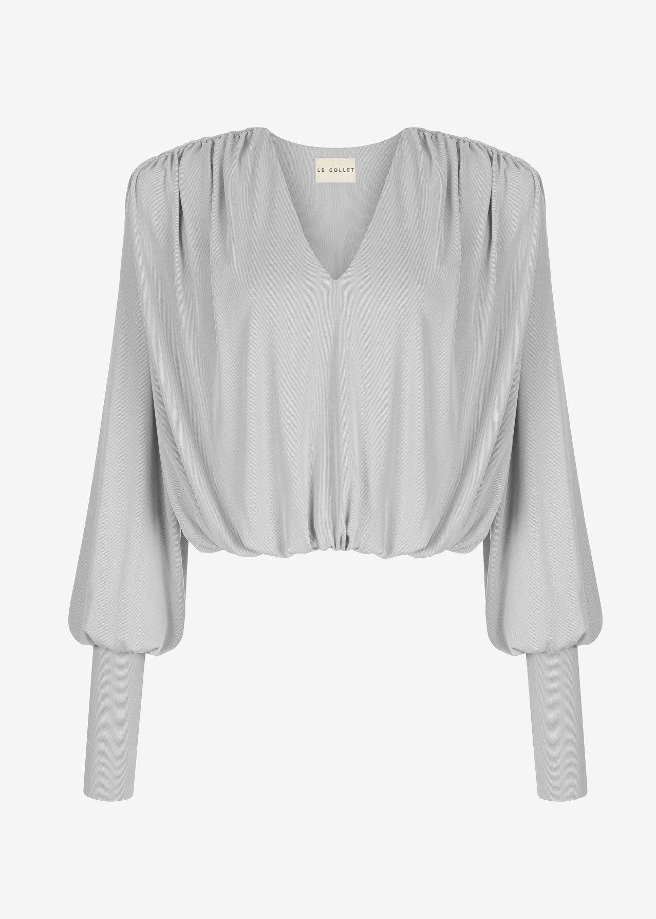 SOLANGE LIGHT GREY BLOUSE
