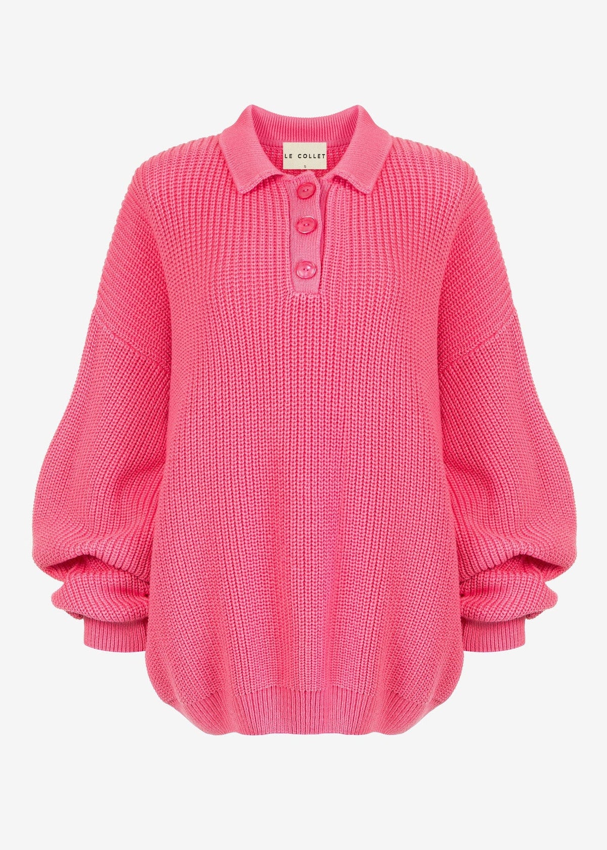 SWETER POLO ZURI PINK LECOLLET