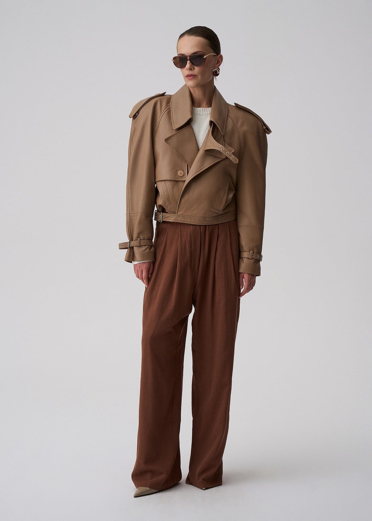 KURTKA KLERO CAMEL LECOLLET