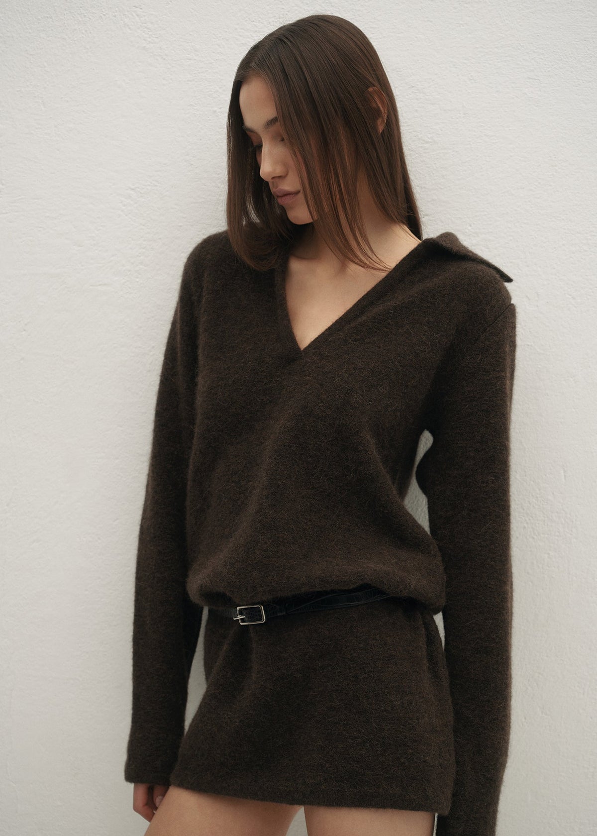 SUKIENKA MELORA BROWN LECOLLET