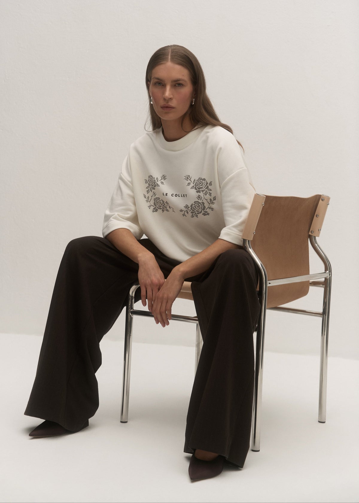 T-SHIRT FLORISSA ECRU LECOLLET