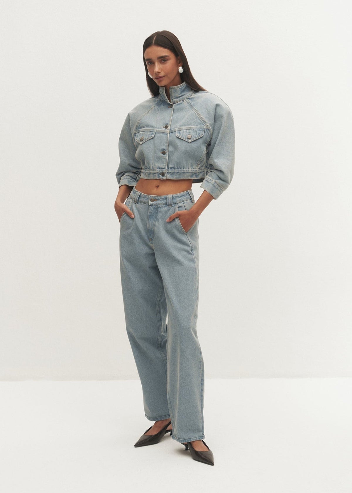 KURTKA DRIES LIGHT BLUE LECOLLET