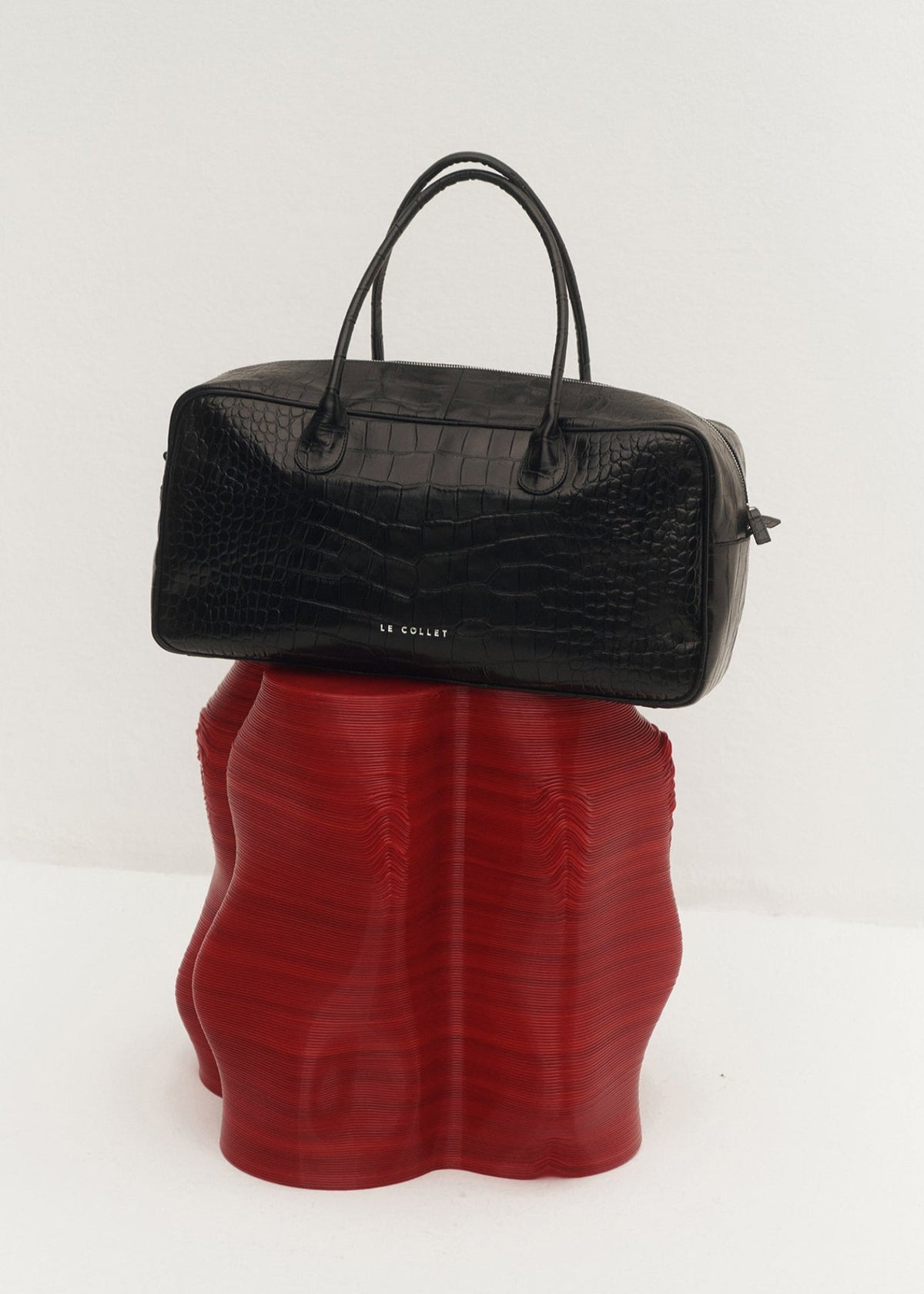 TORBA VERONA CROCO BLACK LECOLLET