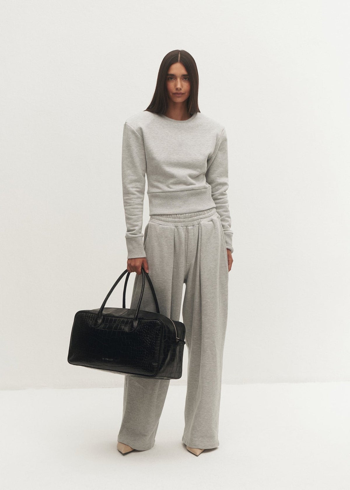 TORBA VERONA CROCO BLACK LECOLLET
