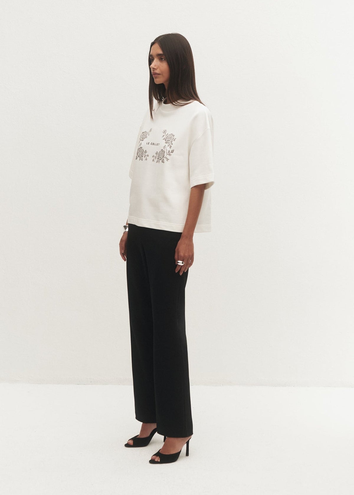 T-SHIRT FLORISSA ECRU LECOLLET