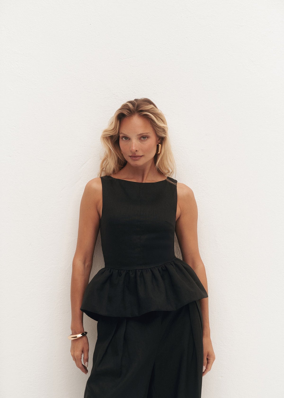 TOP SOMI BLACK LECOLLET