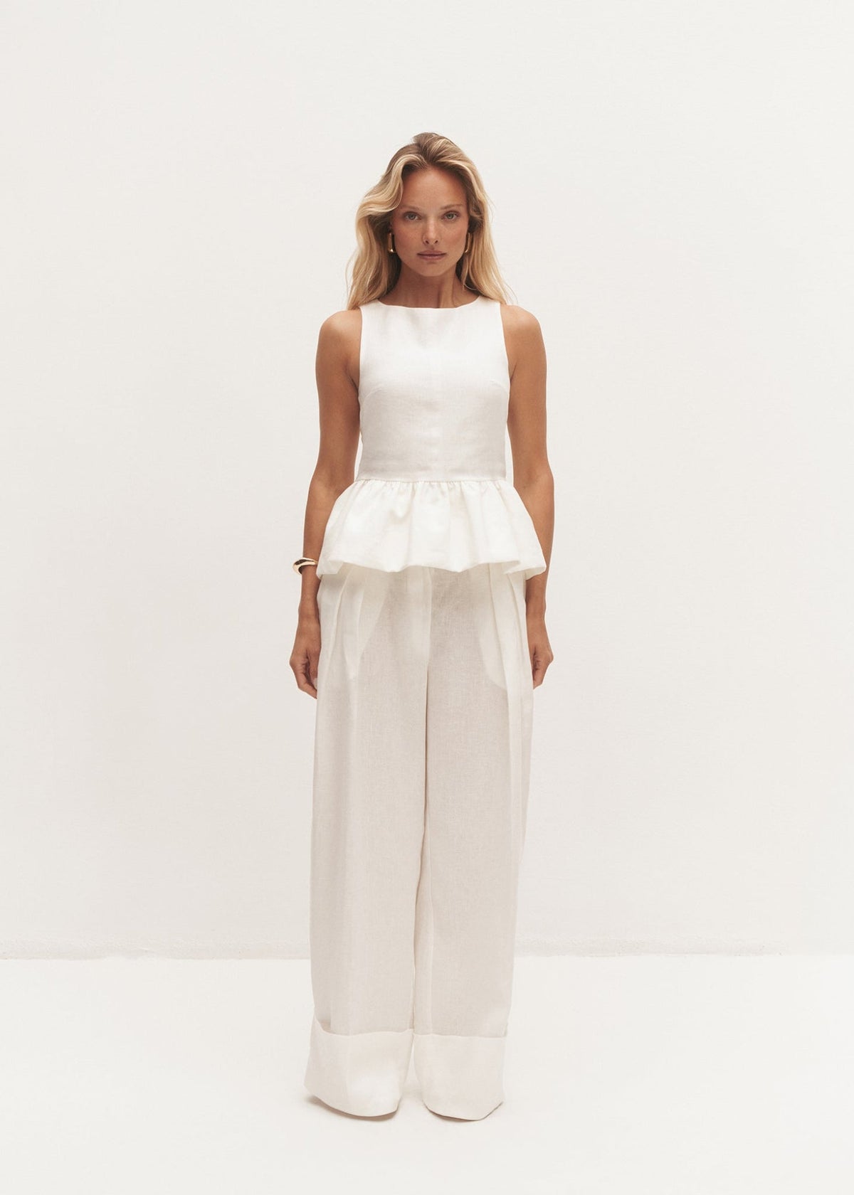 TOP SOMI WHITE LECOLLET