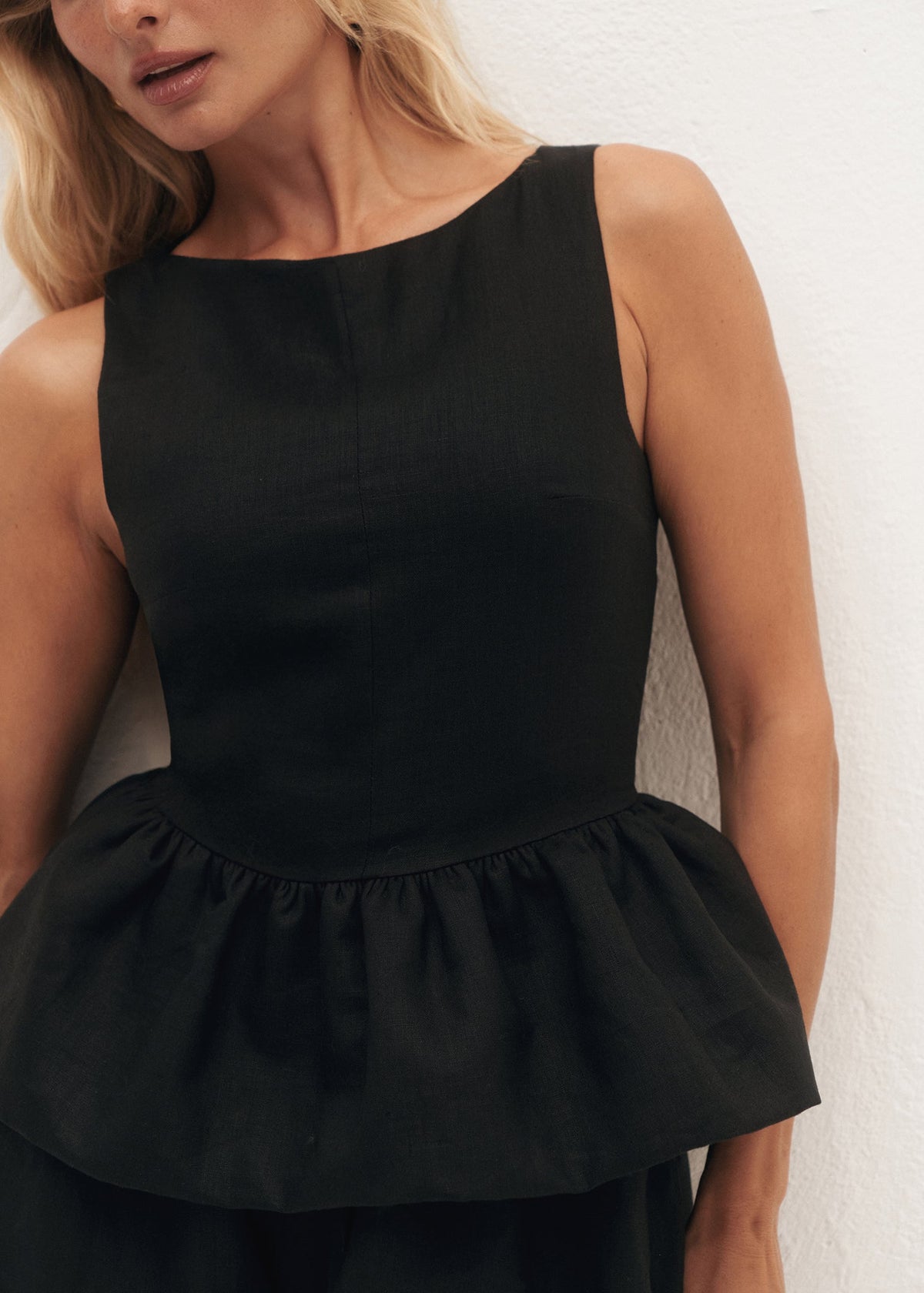 TOP SOMI BLACK LECOLLET