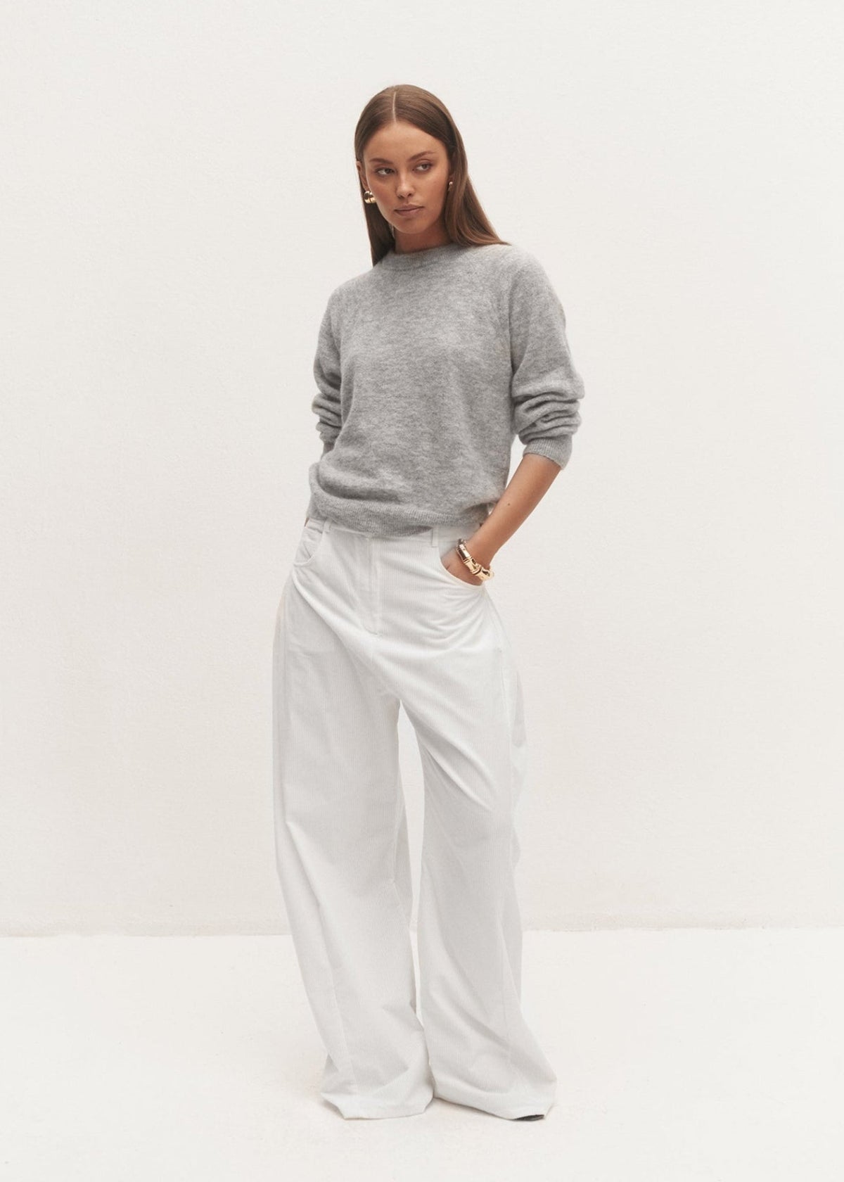 SWETER AVILA LIGHT GREY LECOLLET
