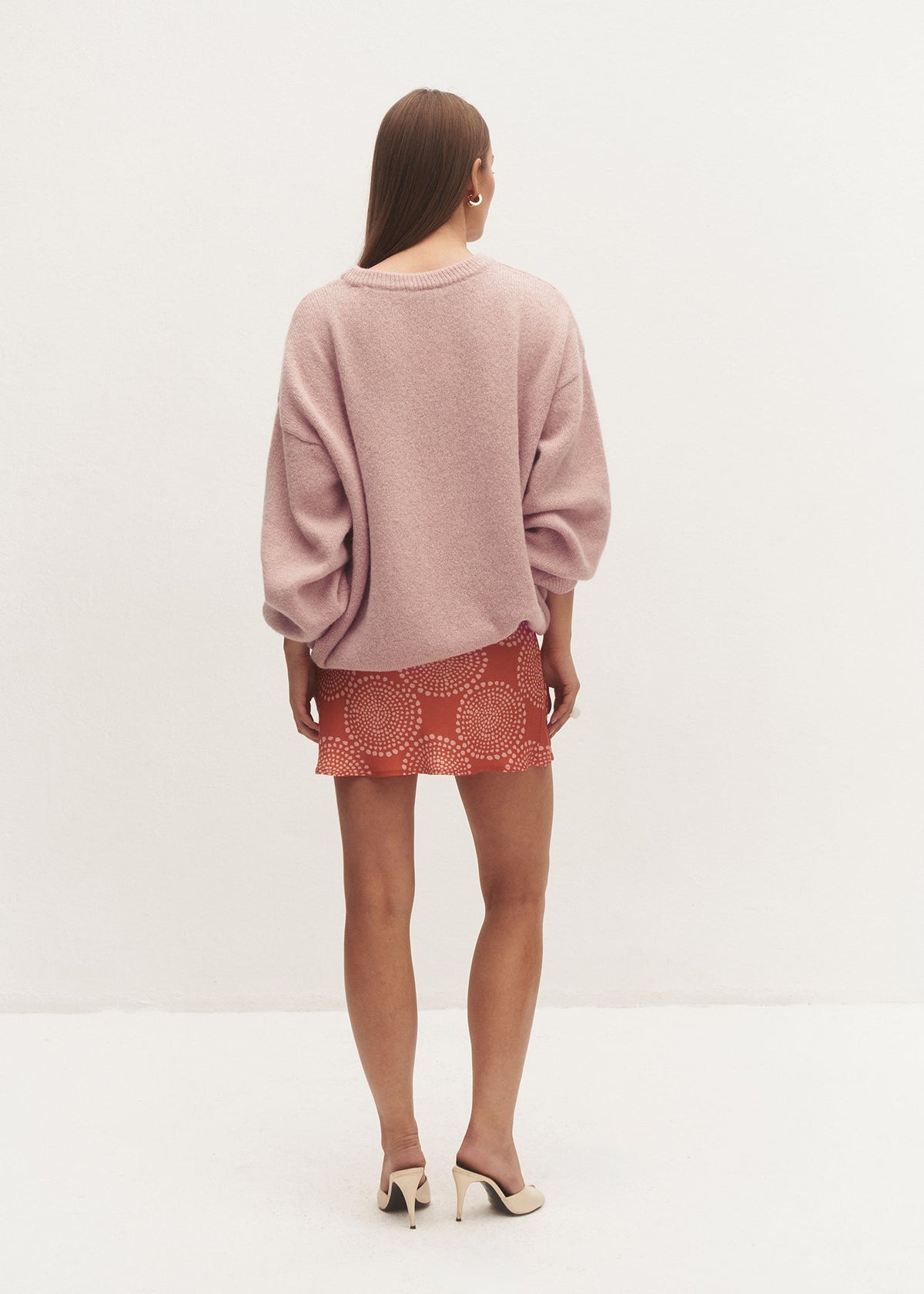 SPÓDNICA ALBANA SHORT MANDALA ORANGE LECOLLET