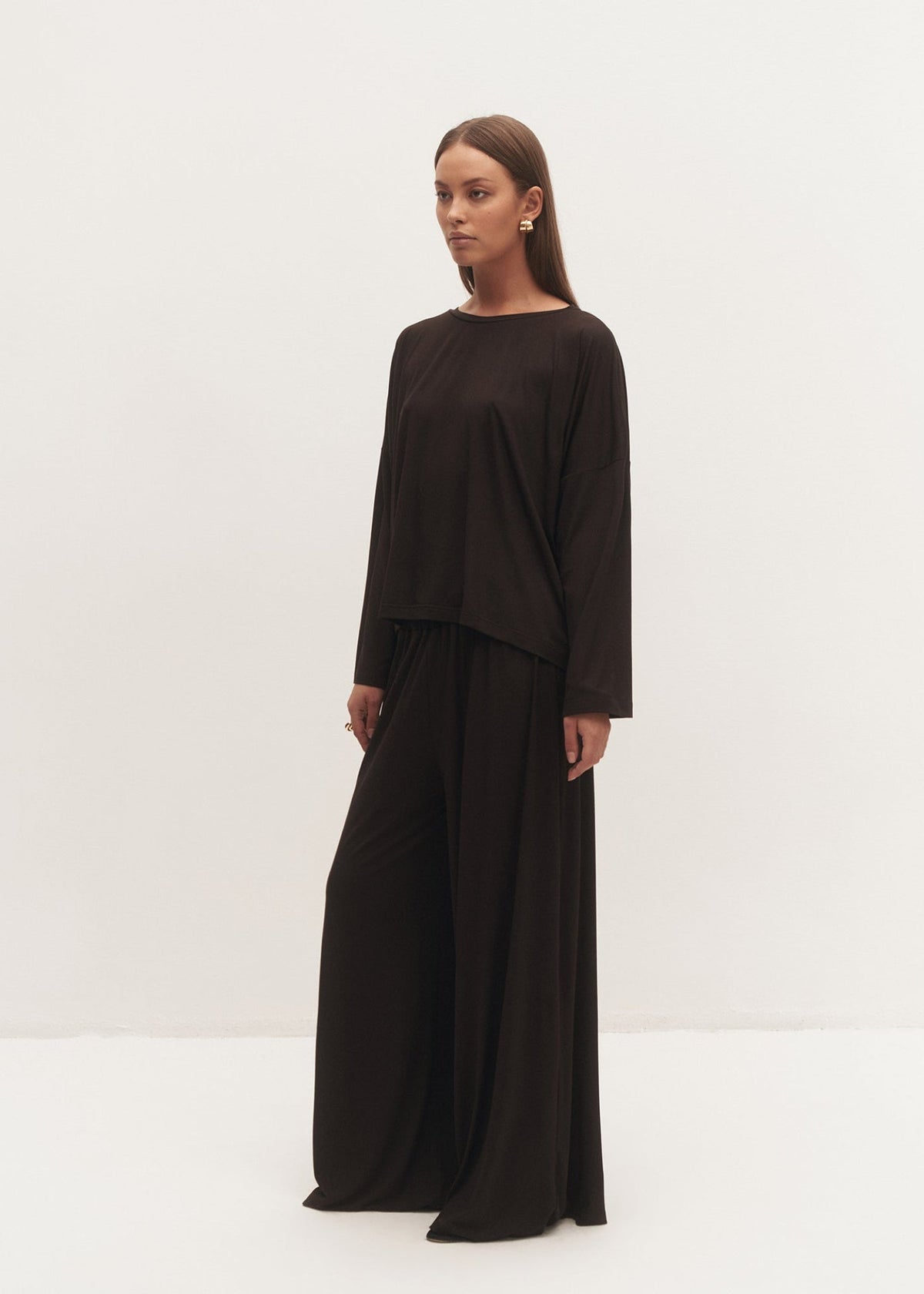 SPODNIE TONIA BAMBOO DARK CHOCO LECOLLET