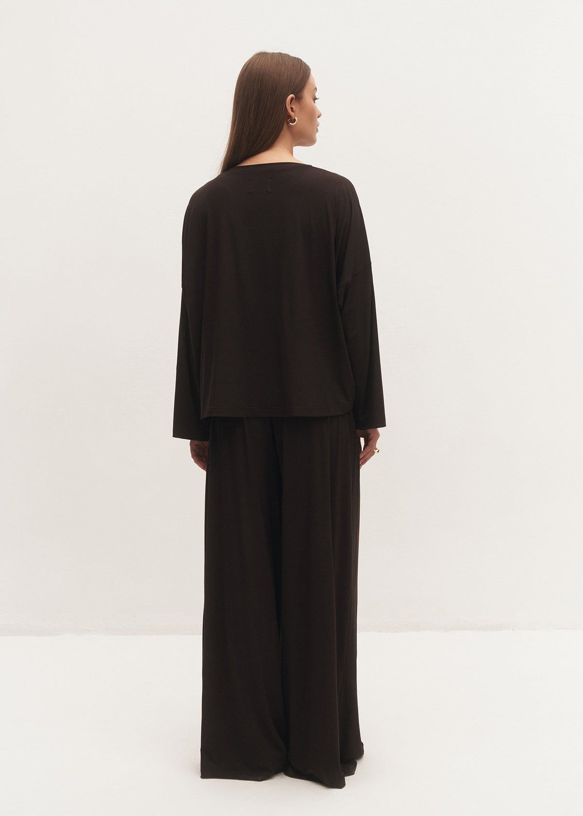 SPODNIE TONIA BAMBOO DARK CHOCO LECOLLET