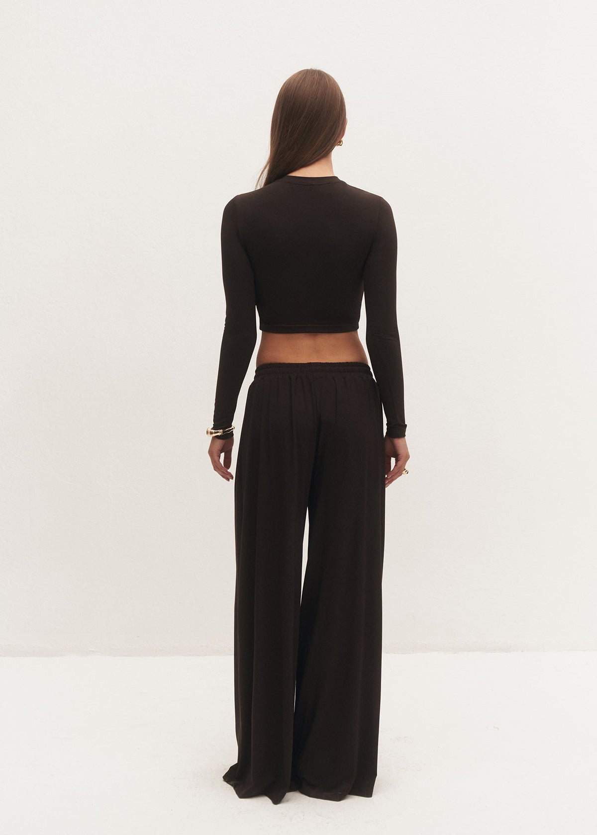 LONGSLEEVE DILI BAMBOO DARK CHOCO LECOLLET