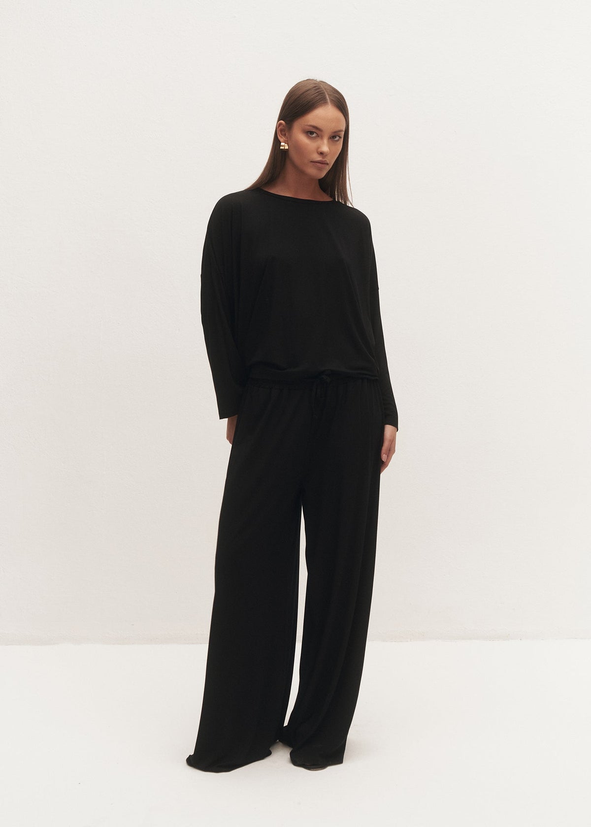 SPODNIE TONIA BAMBOO BLACK LECOLLET