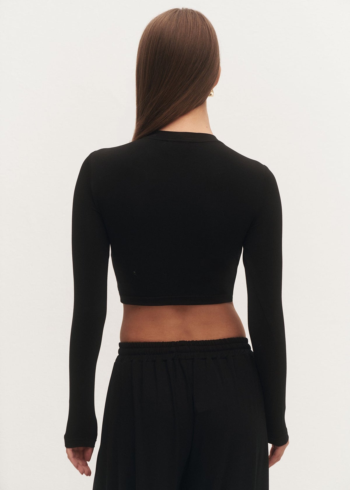 LONGSLEEVE DILI BAMBOO BLACK LECOLLET