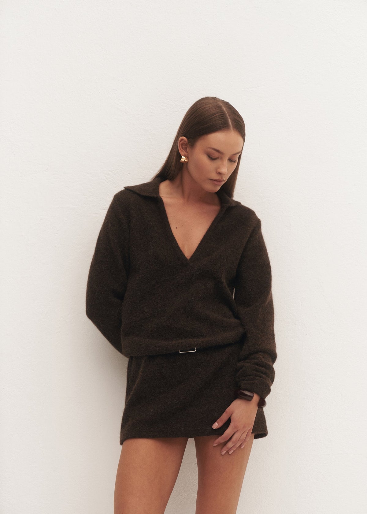 SUKIENKA MELORA BROWN LECOLLET