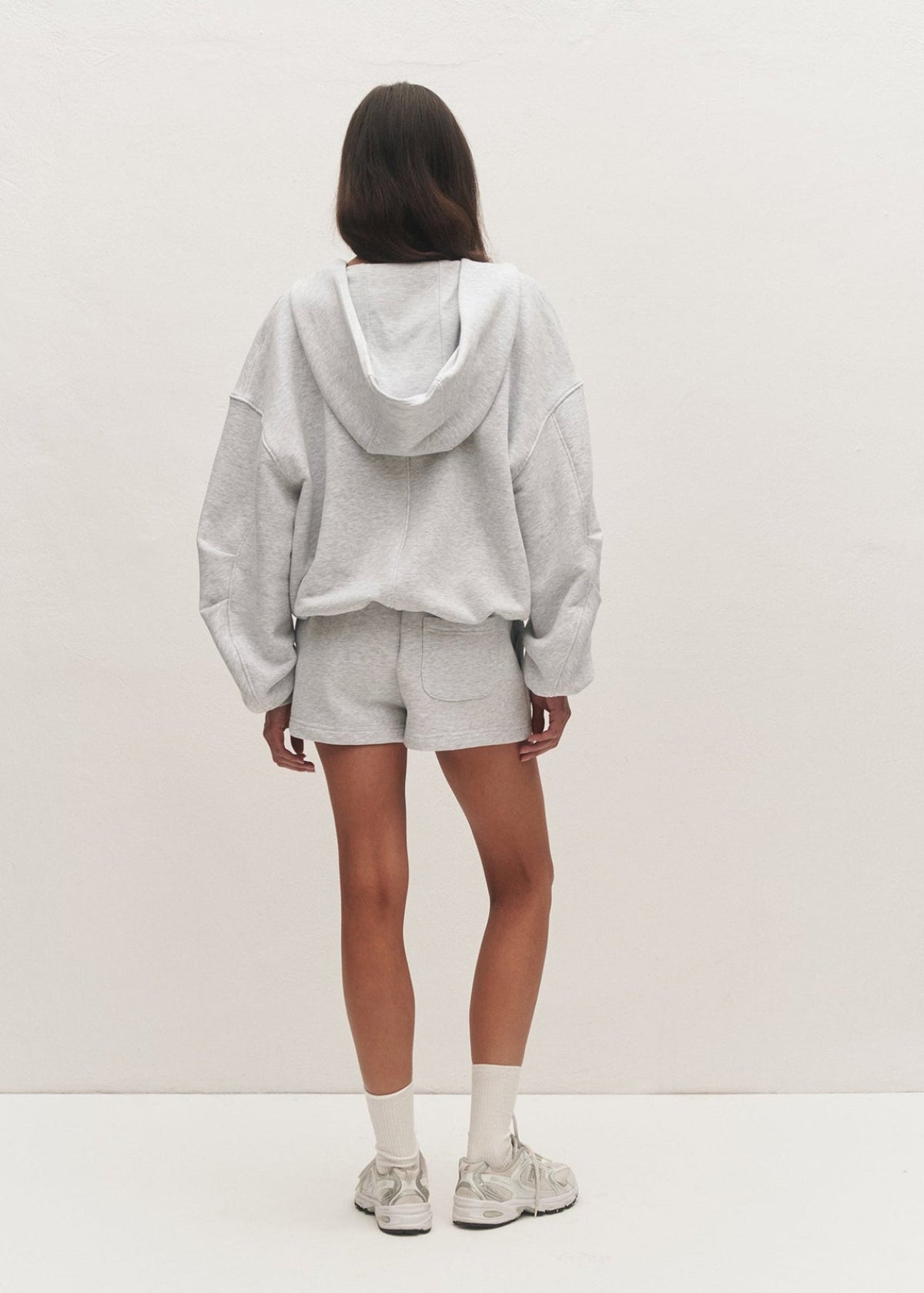 SPODENKI TOMZI GREY MELANGE LECOLLET
