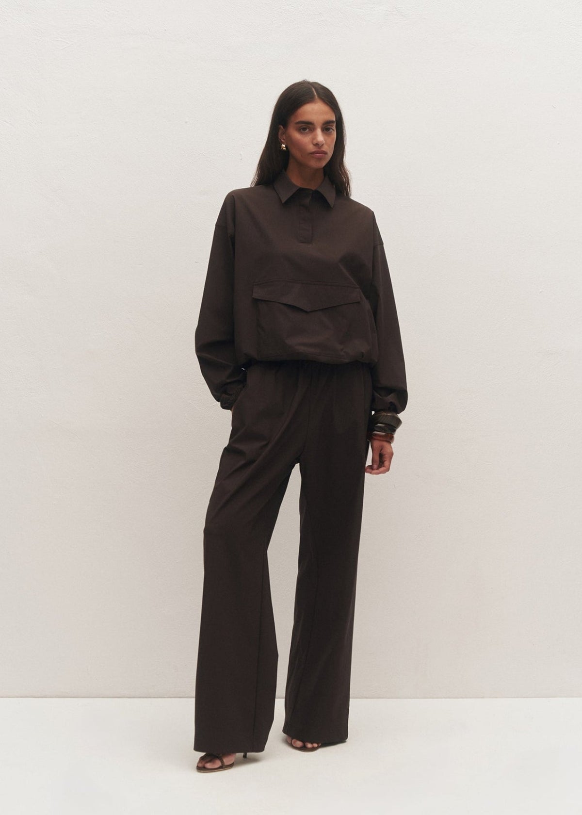 SPODNIE BASTI BROWN LECOLLET
