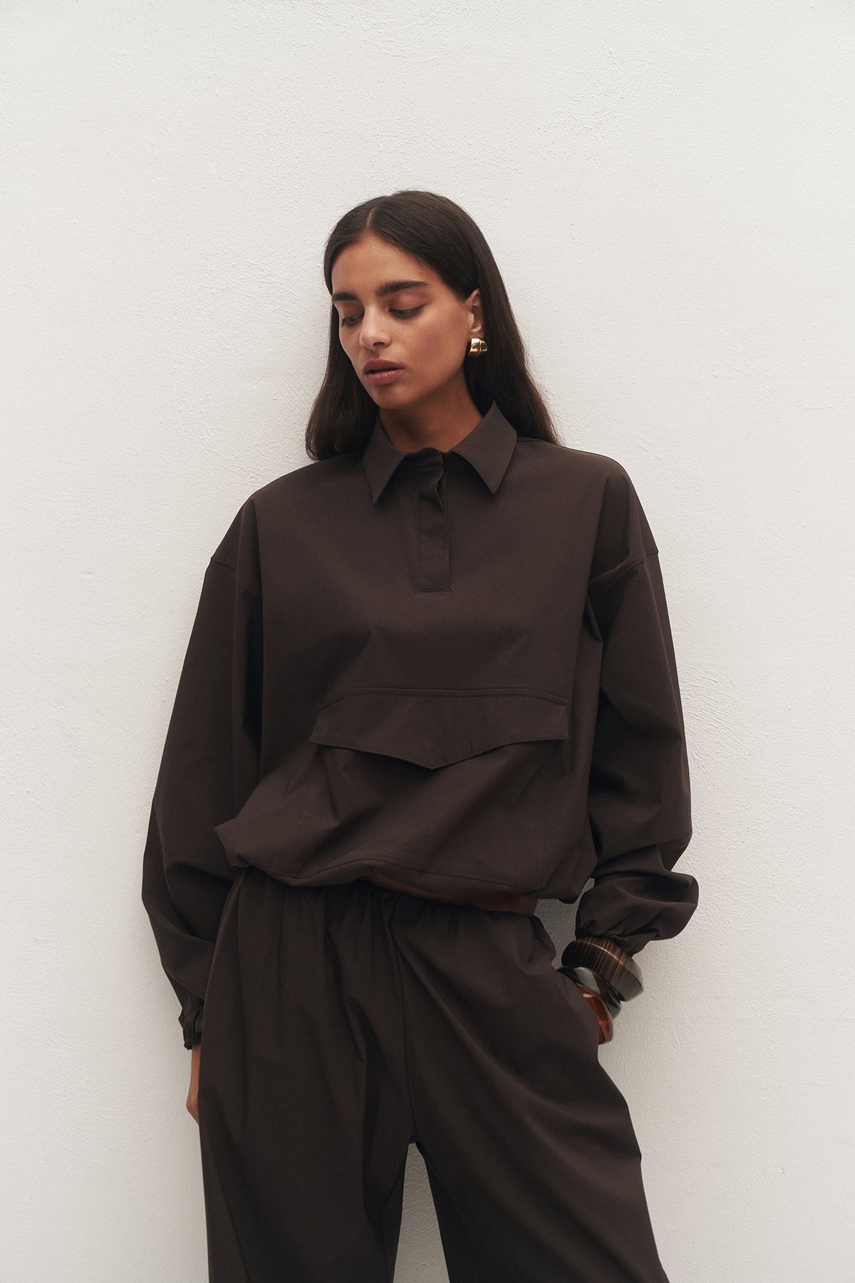 BLUZA DOMINICA BROWN LECOLLET