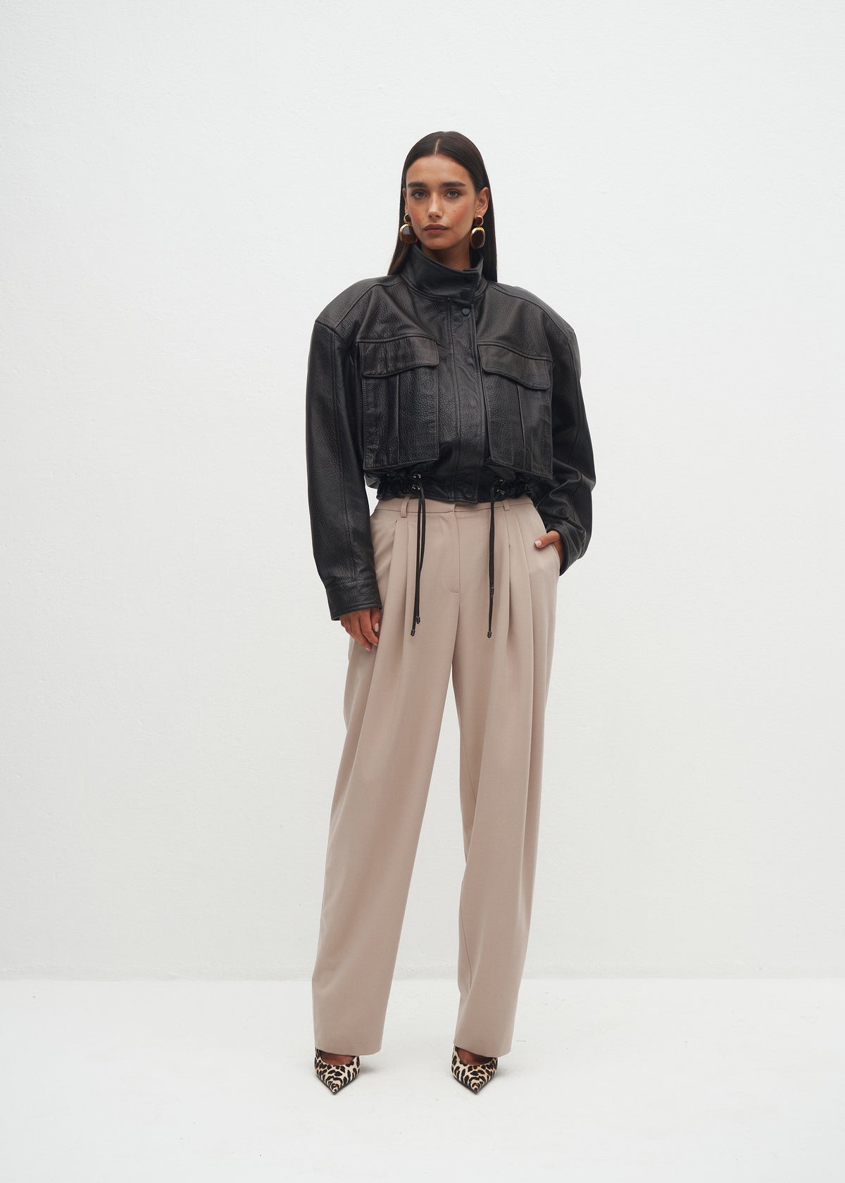 FIDEN SAND BEIGE TROUSERS