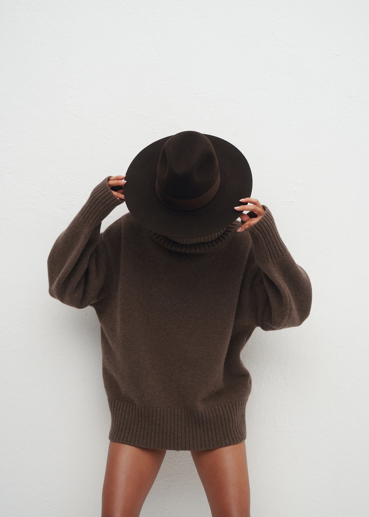GOLF AMOR WOOL BROWN