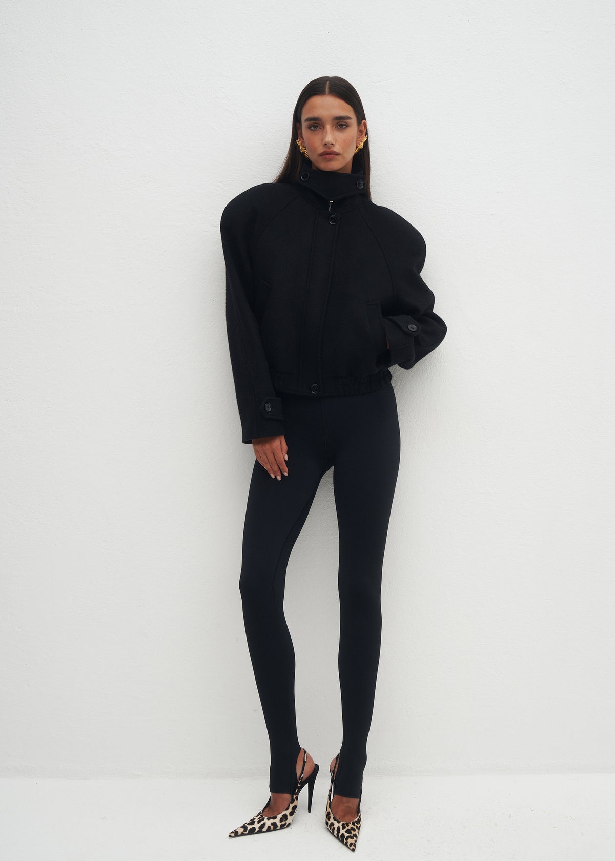 KURTKA LARGO WOOL BLACK