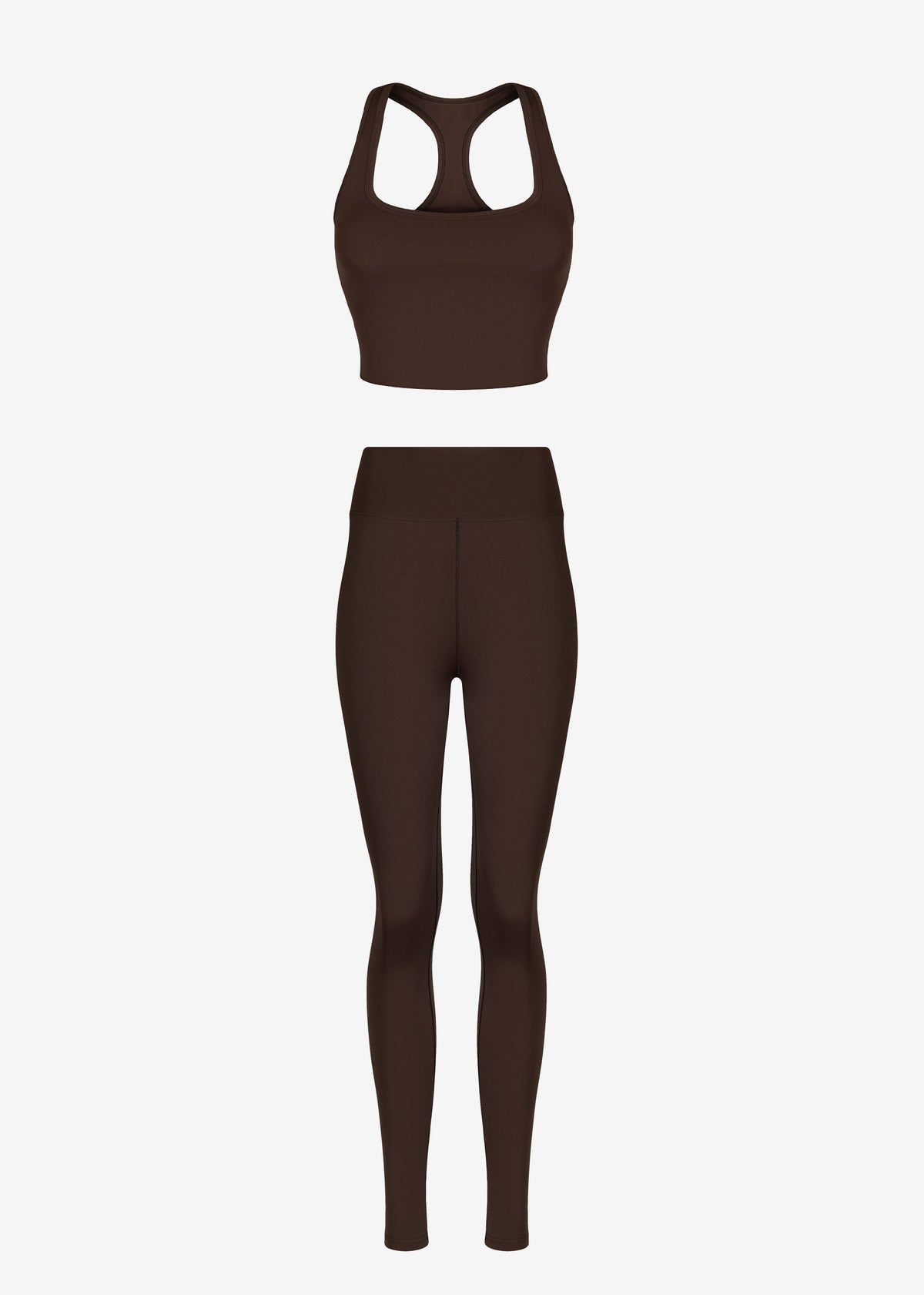 SPORTOWY TOP FLOW BROWN LECOLLET