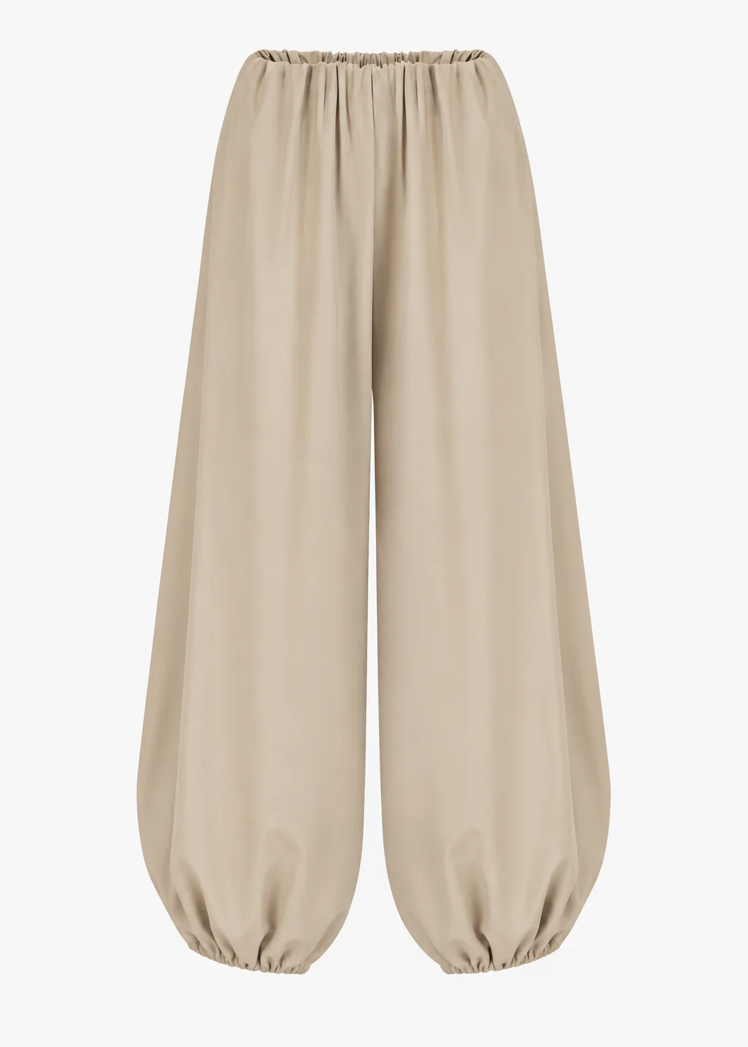 BASTI BALLOON BEIGE TROUSERS