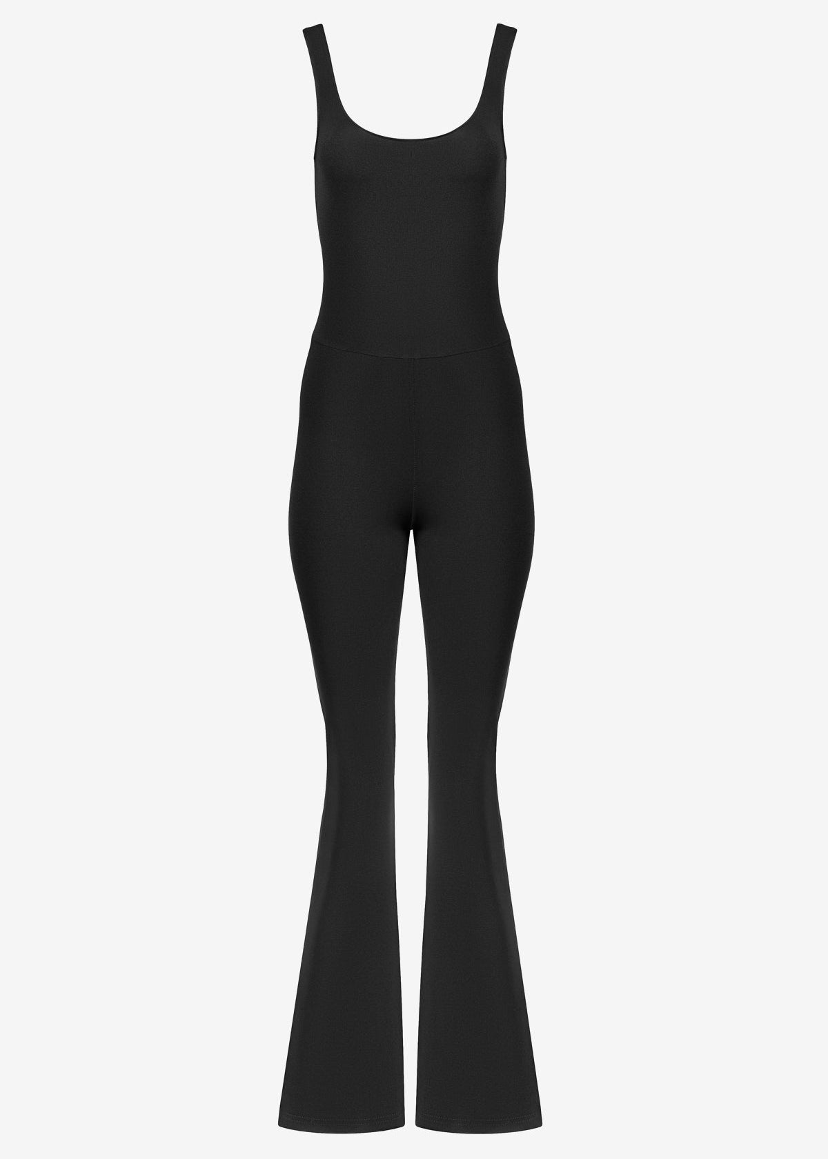 MARTINE FLARE BLACK JUMPSUIT