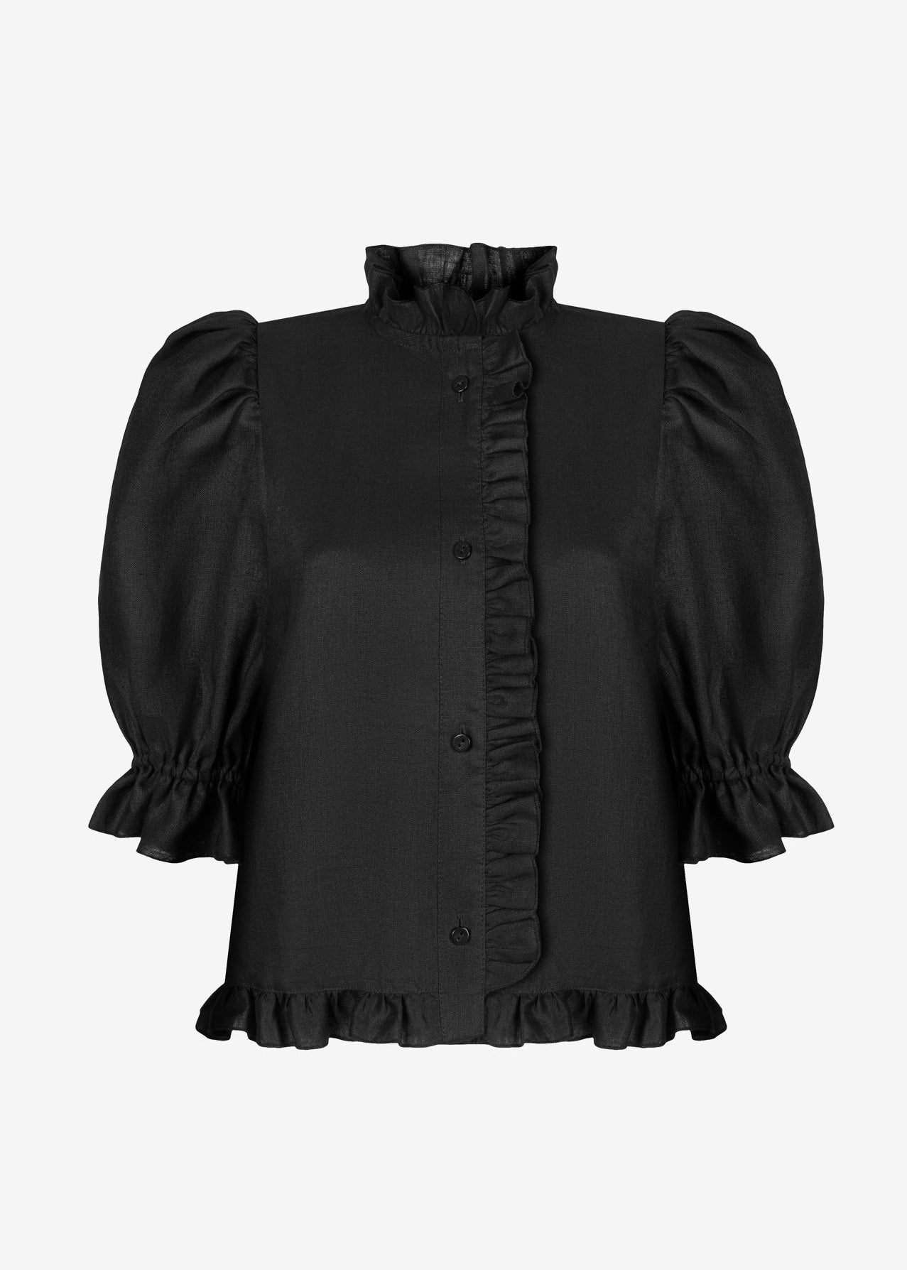 DORTHEA BLACK BLOUSE