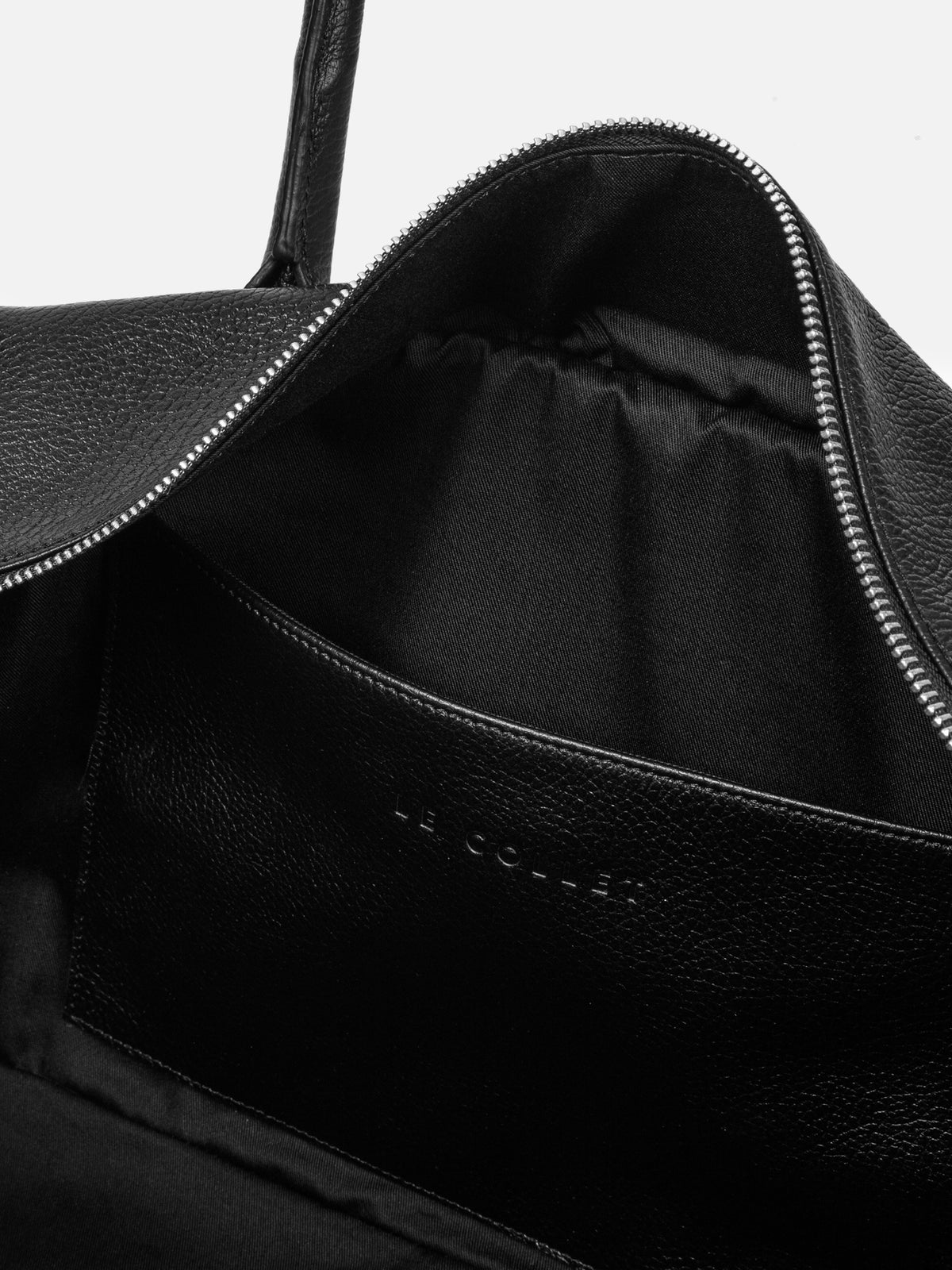VERONA GRAINED BLACK BAG
