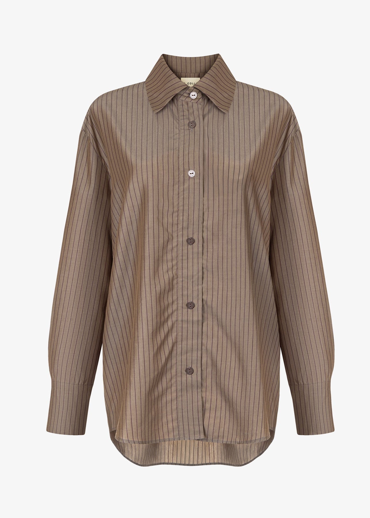 KOSZULA ANTON BROWN STRIPES