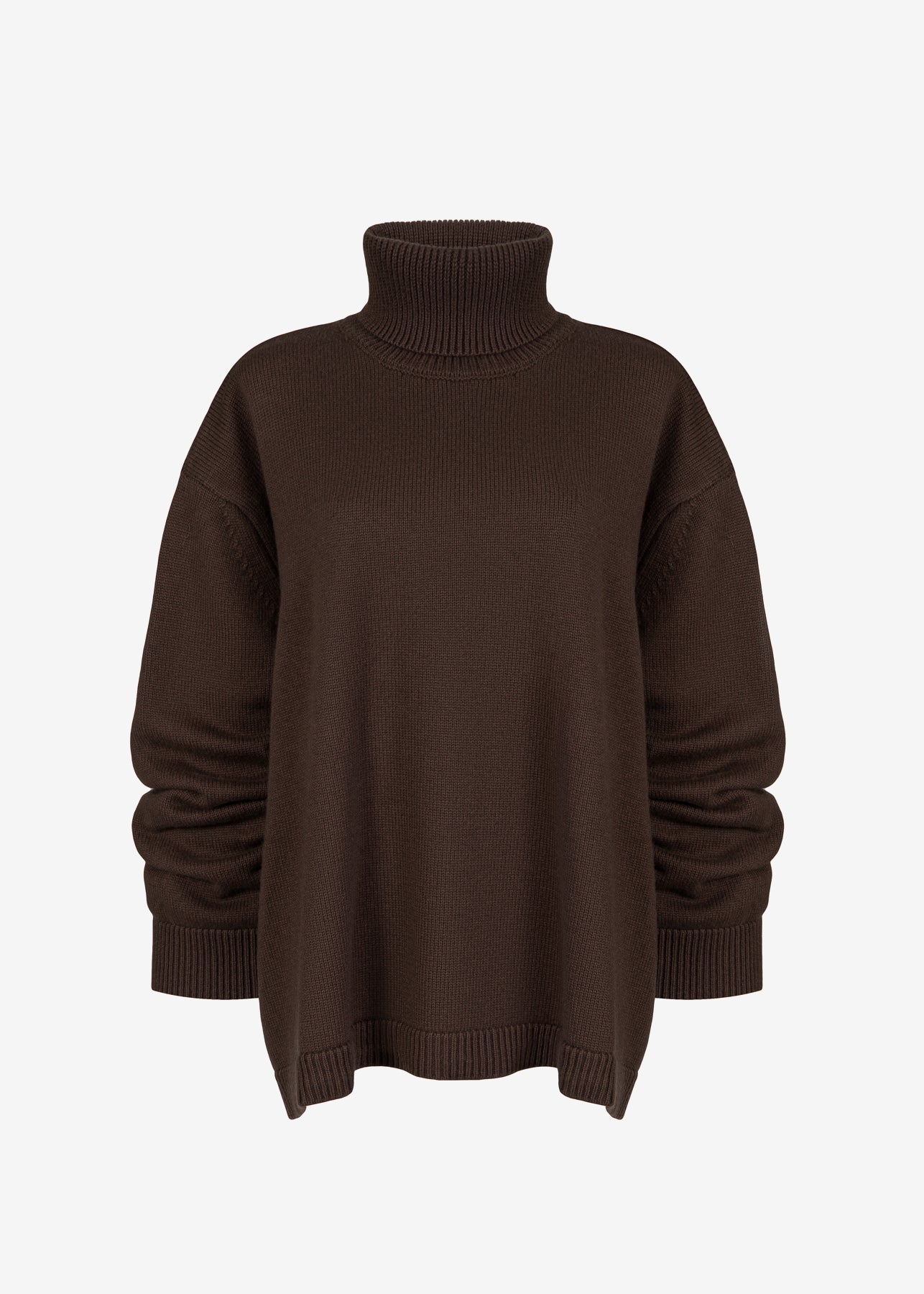 OLIA BROWN TURTLENECK