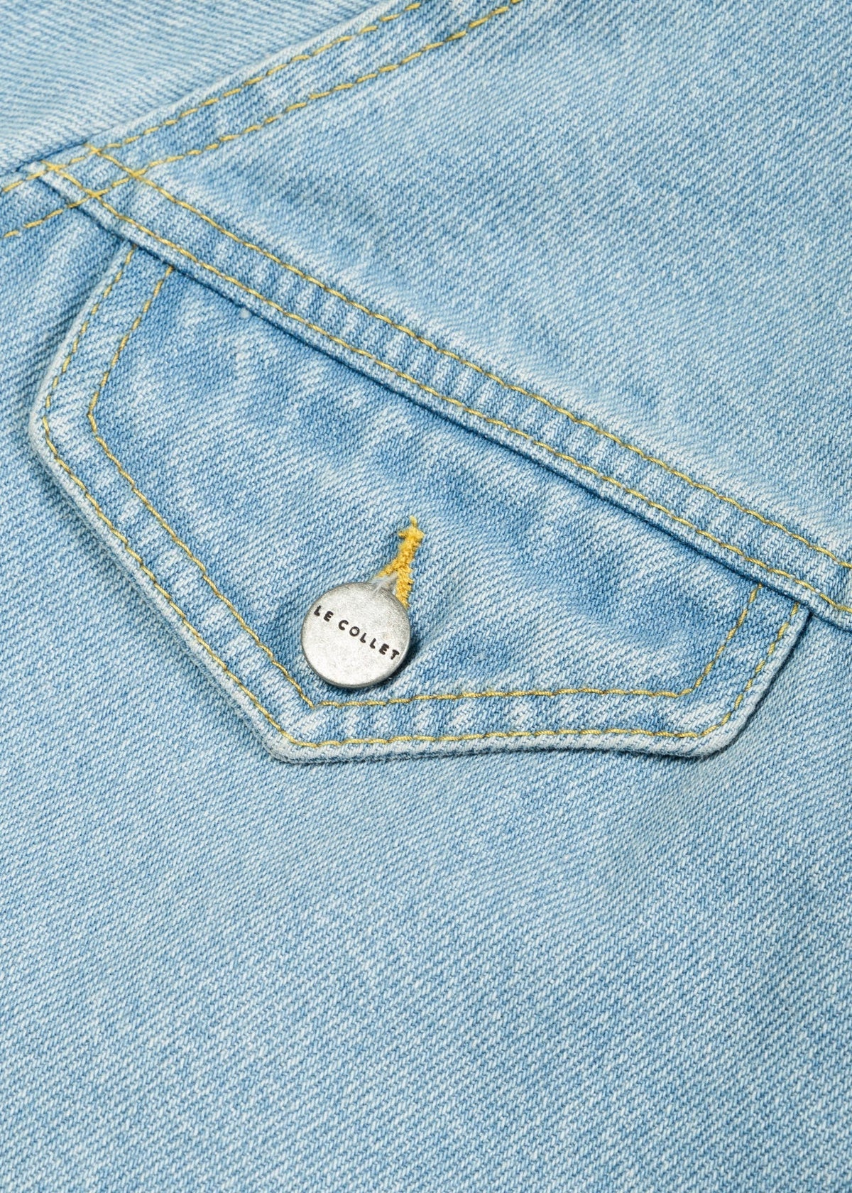 KURTKA DRIES LIGHT BLUE LECOLLET
