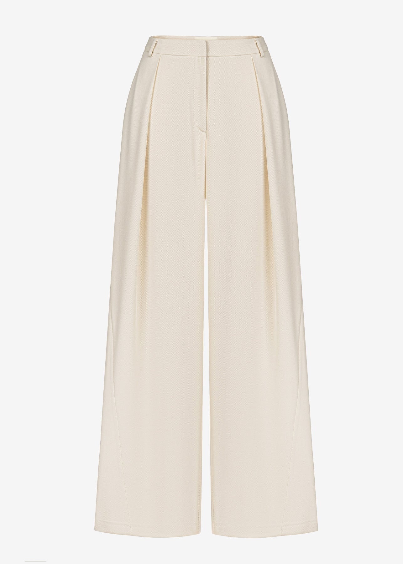 SUZANNE ECRU TROUSERS