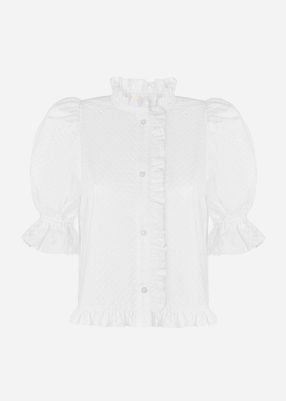 BLUZKA DORTHEA AZURE WHITE LECOLLET