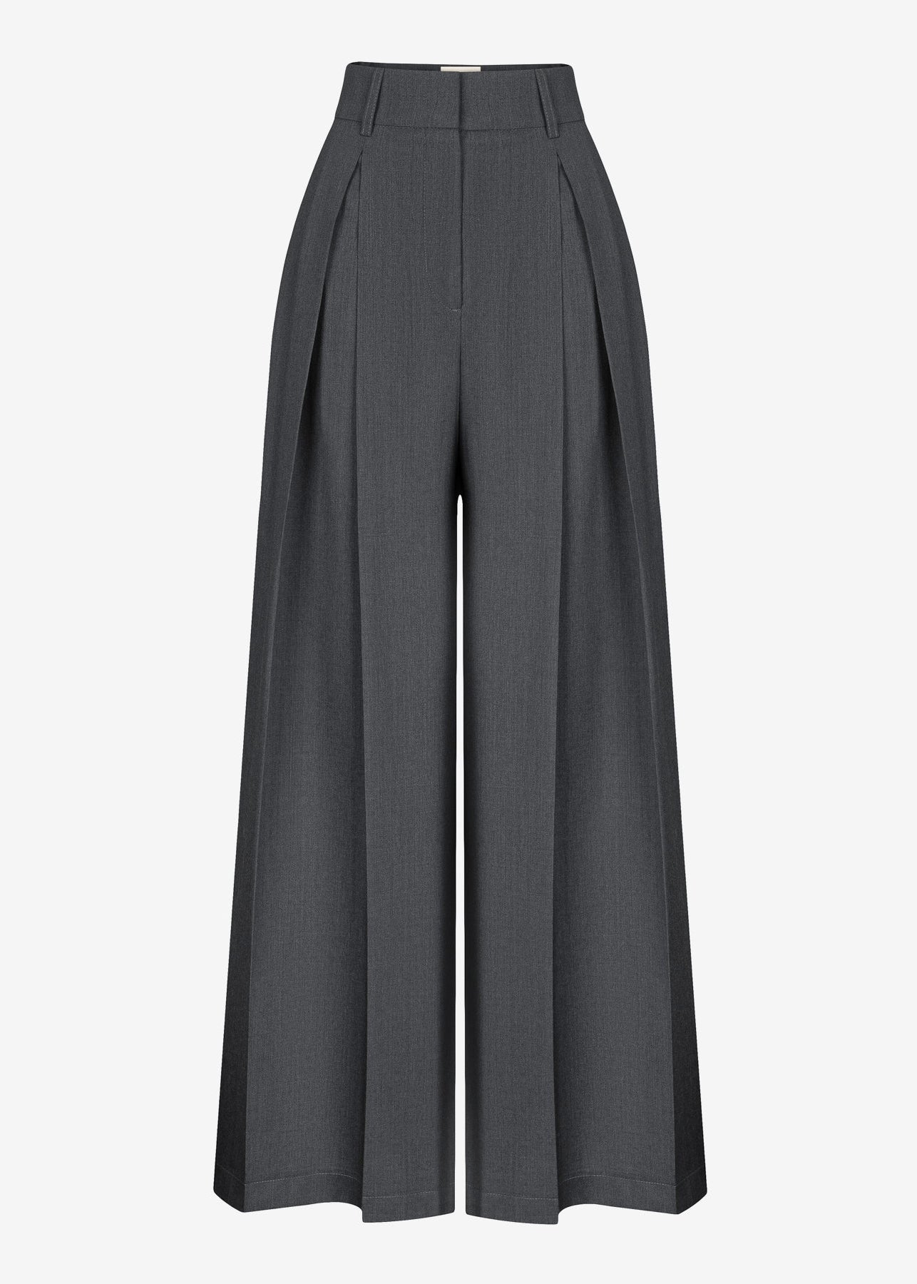 PHOEBE WOOL GREY PANTS