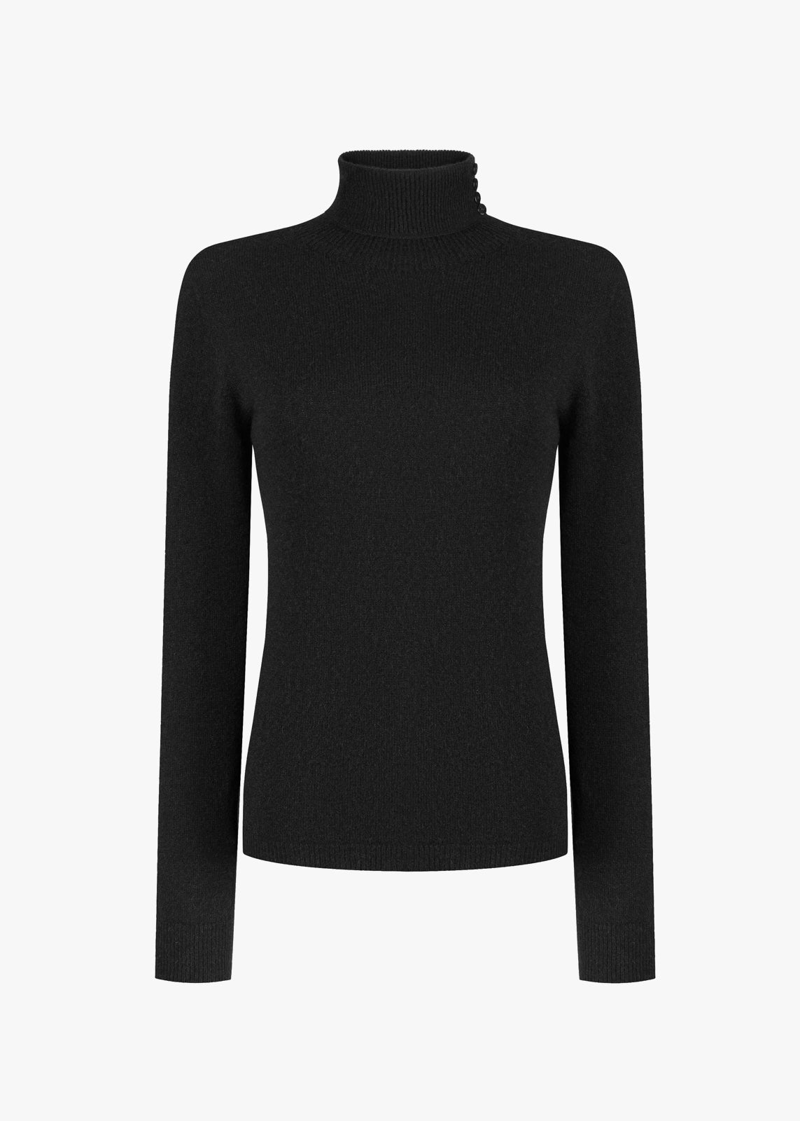 CLASSICO CASHMERE BLACK TURTLENECK