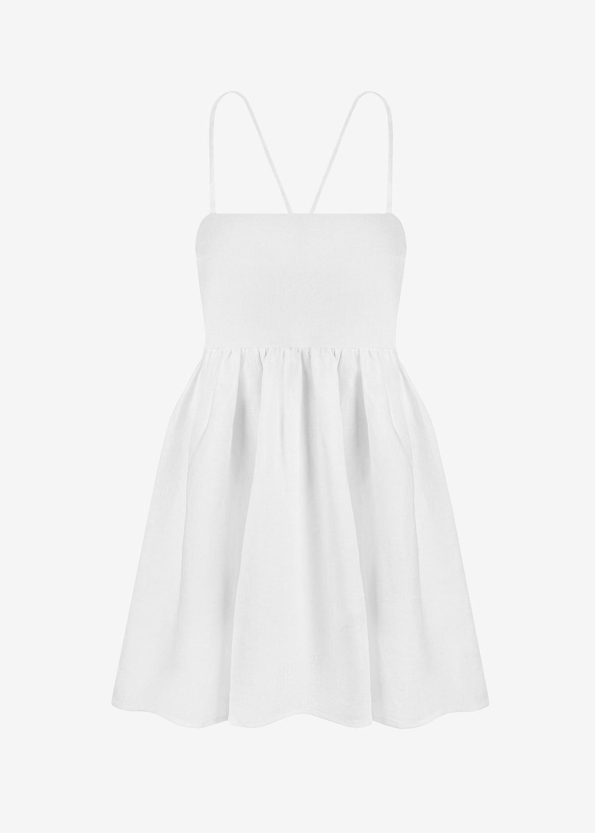 SUKIENKA HARLOW WHITE LECOLLET