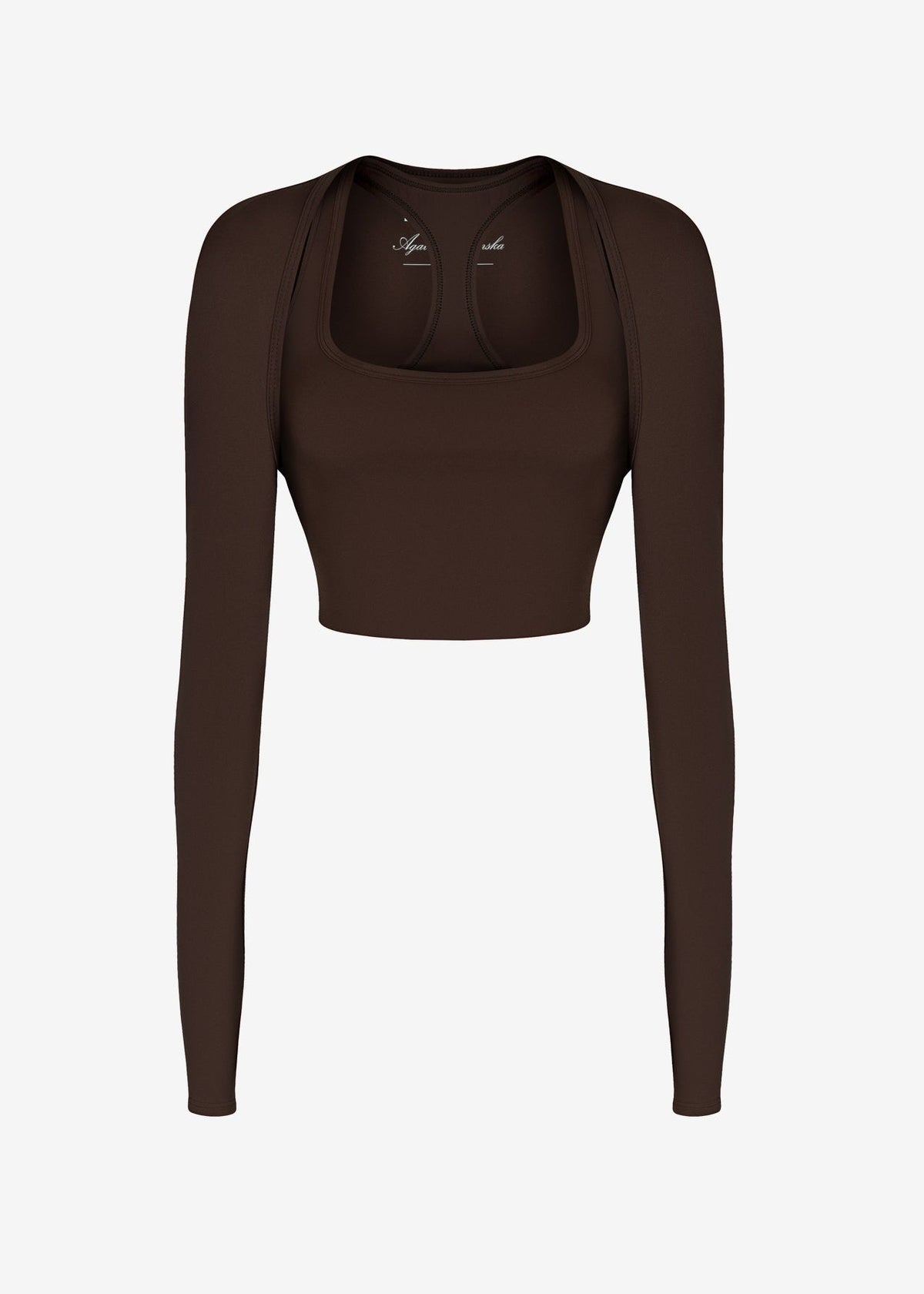 SPORTOWY TOP FLOW BROWN LECOLLET