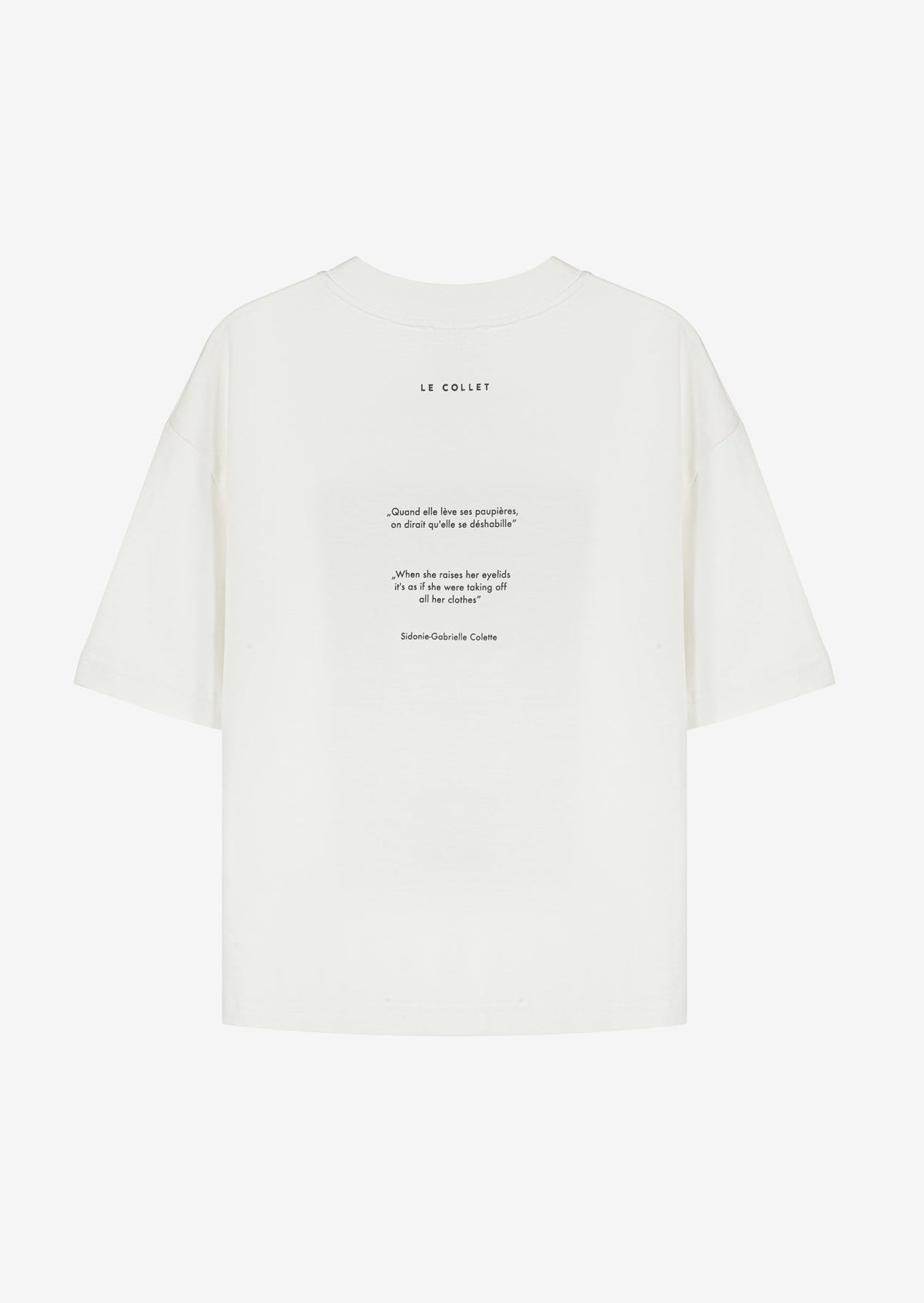 T-SHIRT GABRIELLE DARK ECRU LECOLLET