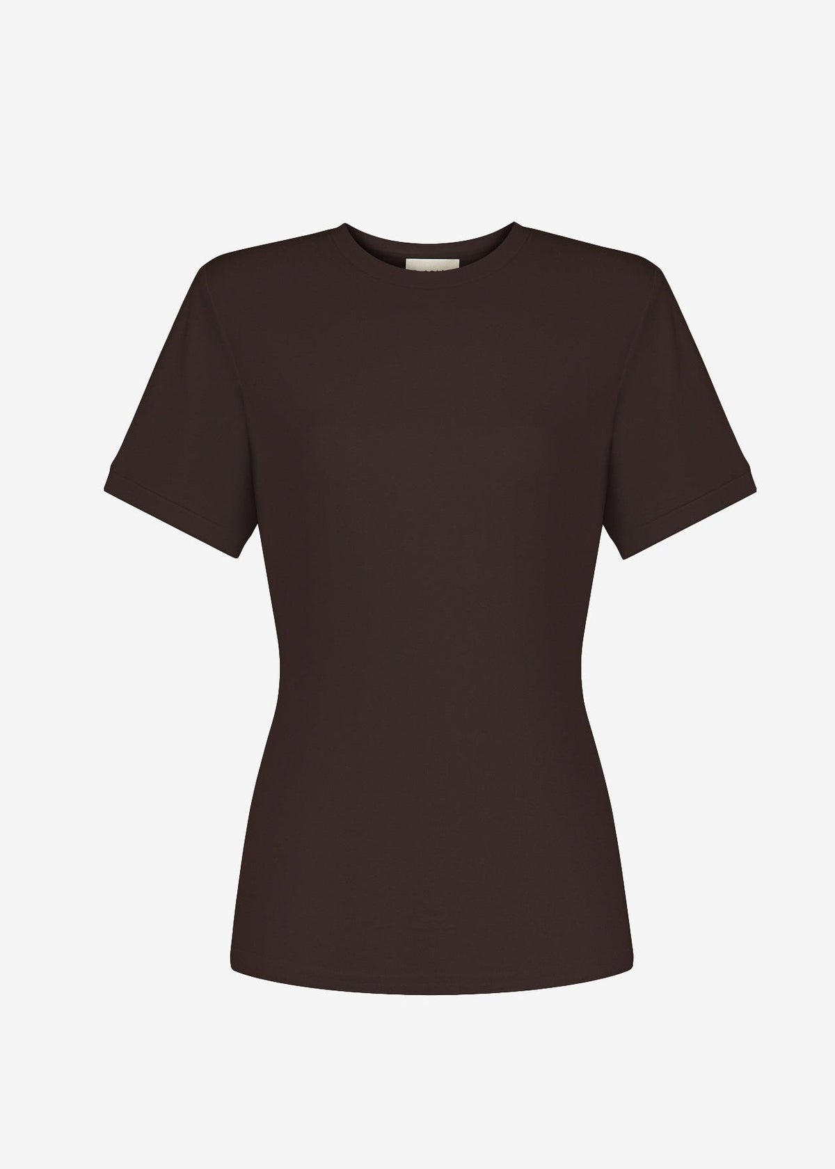 T-SHIRT NEW SLIM BROWN LECOLLET